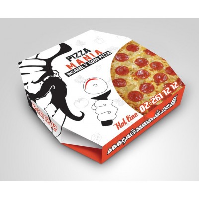 Personalized Corrugated Window Packaging Bulk Pizza Shipping Box