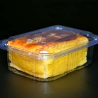 Bakery Takeaway Clamshell Container Vacuum Forming Disposable Food Grade Plastic Cake Box